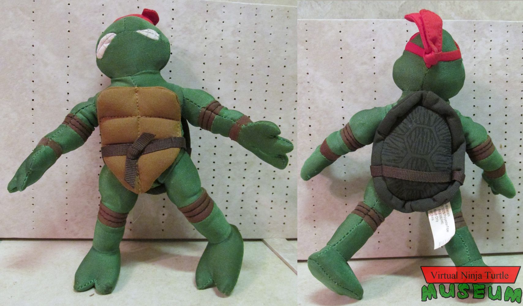 Mini Plush Raphael front and back