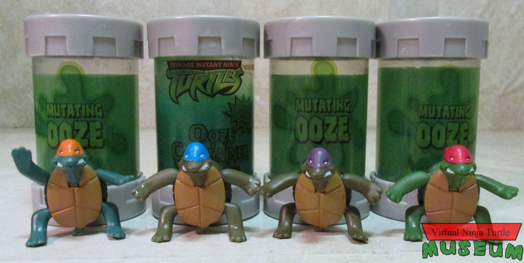 Turtles with Ooze containers