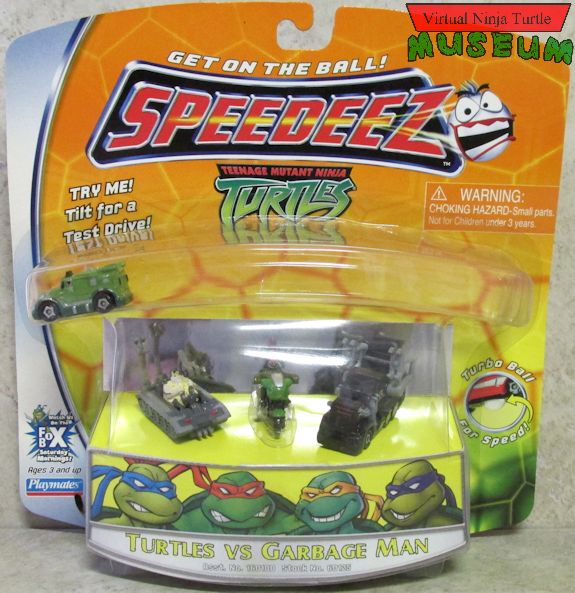  Speedeez Turtles VS Garbage Man set card front