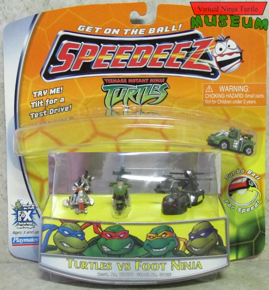  Speedeez Turtles VS Foot Ninja set card front