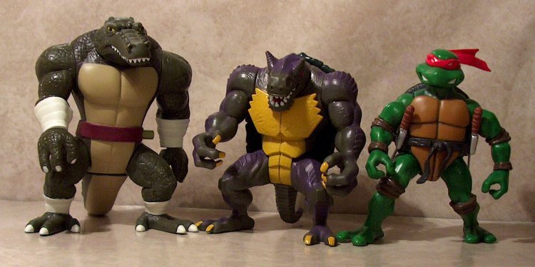 Mutated Don with Leatherhead & Raph