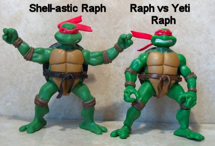 Shellastic Raph with Yeti pack Raph