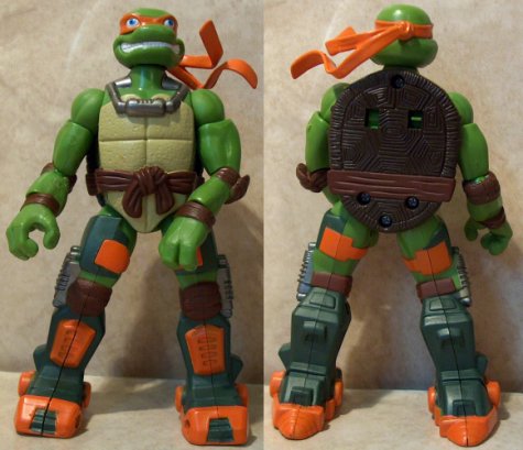 Auto Attack Michelangelo front and back