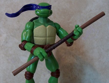 Donatello with staff
