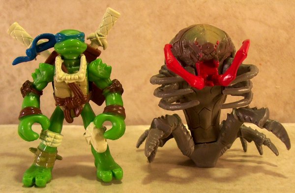 Mini Mutants Paleo Patrol Leonardo VS Scorpion
