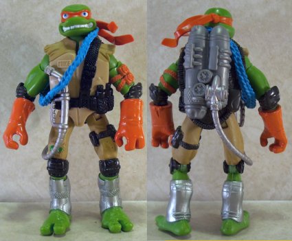 Sub Sewer Michelangelo front and back