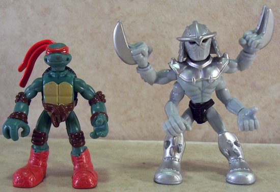 Mini Mutant Extreme Sports Raphael VS Shredder