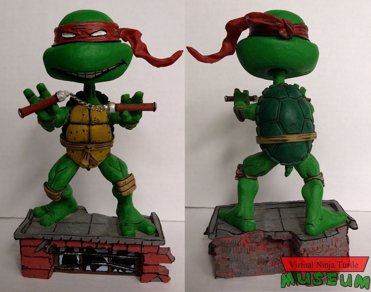 Head Knocker Michelangelo front and back