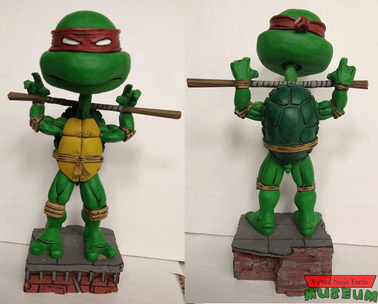 Head Knocker Donatello front and back