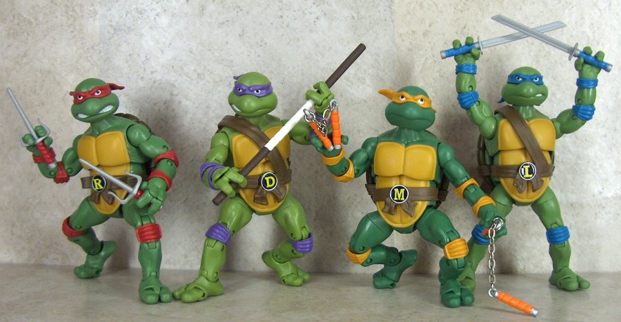 classic ninja turtles figures