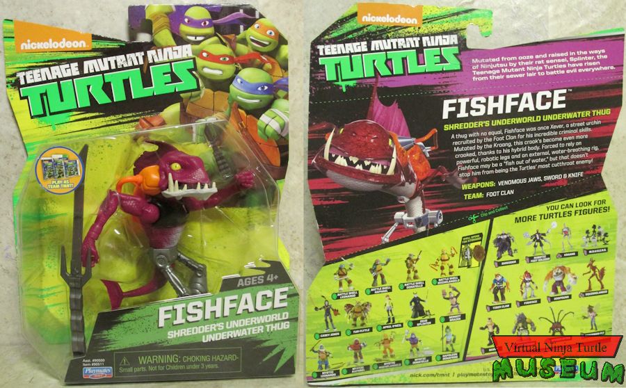2015 Card with Team TMNT front and back