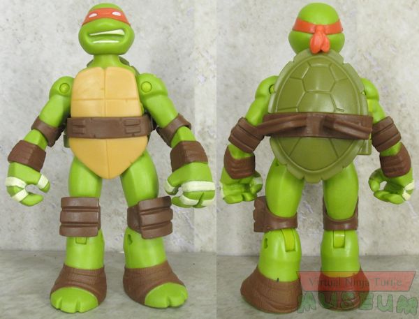 Battle Shell Michelangelo front and back
