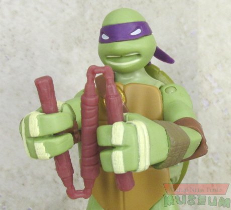 Battle Shell Donatello with 3 part staff