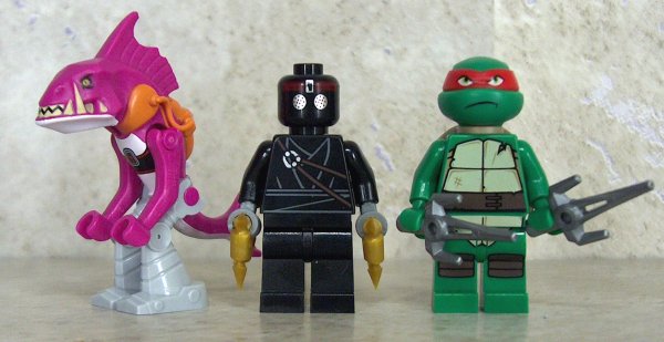 Fishface, Foot Ninja & Raphael