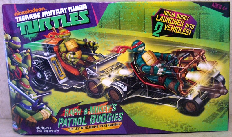 Raph & Mikey's Patrol Buggies box front