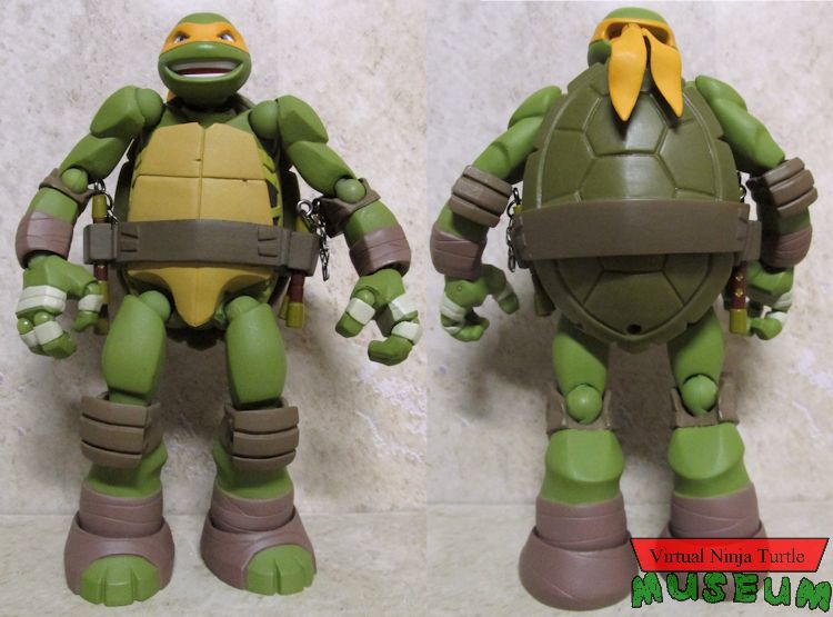 Revoltech Michelangelo front and back