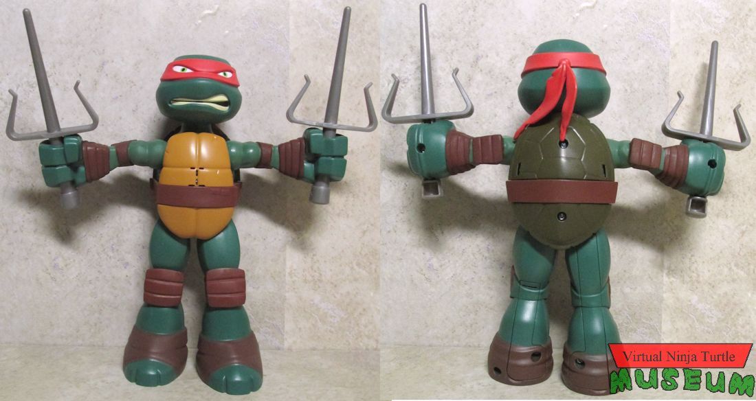 Stretch 'N' Shout Raphael front and back