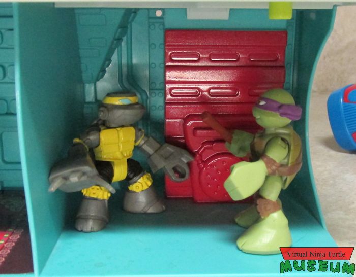Donatello & Metalhead in shop