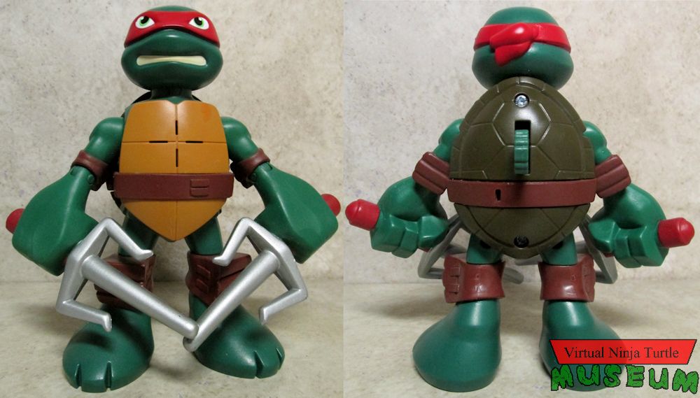 Talking Turtle Raph front and back