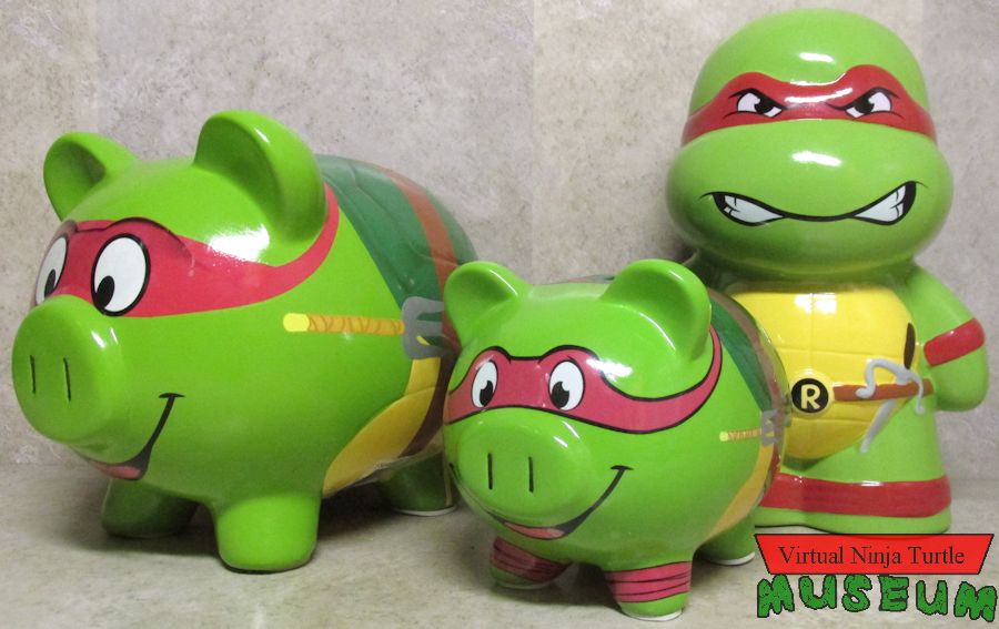 Mini Pig, Regular Pig and mutant Raphael Banks