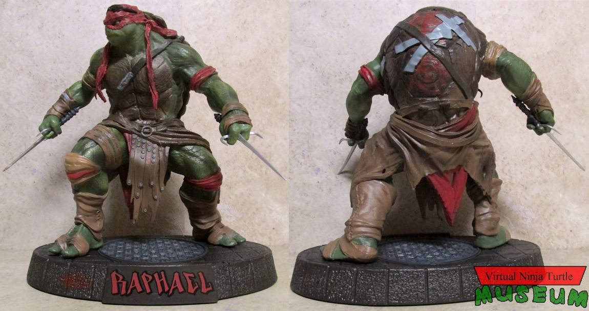 raphael statue front and back