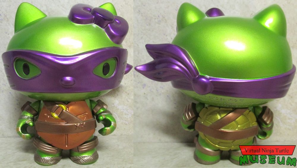 Hello Kitty Donatello front and back
