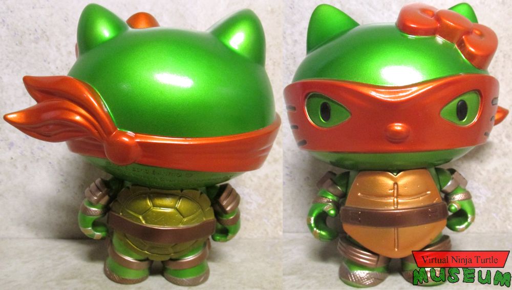 Hello Kitty Michelangelo front and back
