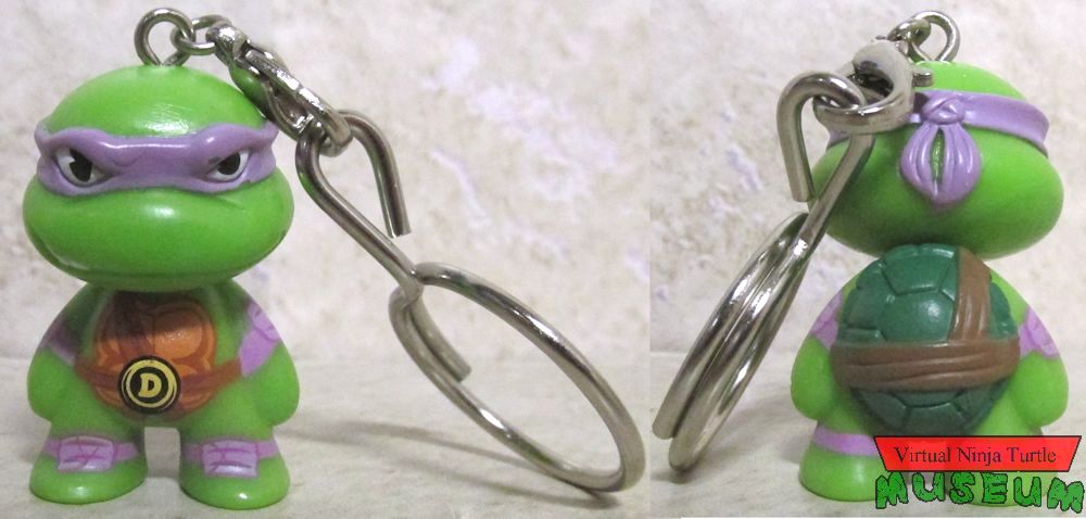 Donatello keychain front and back