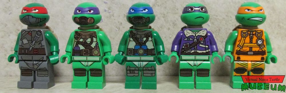 2014 Lego Turtle mini figures