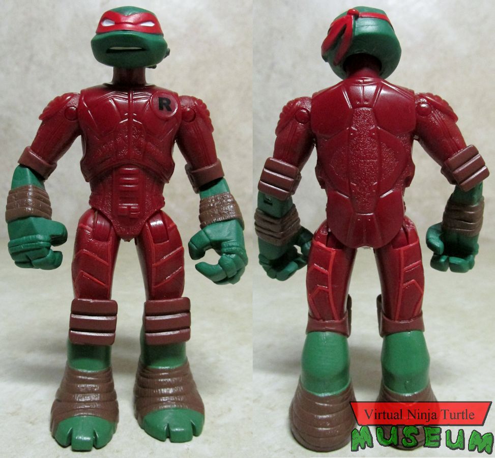 Battle Shell Raphael front and back