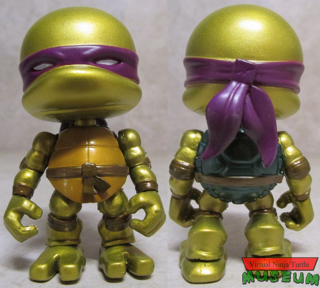 Metallic Donatello front and back