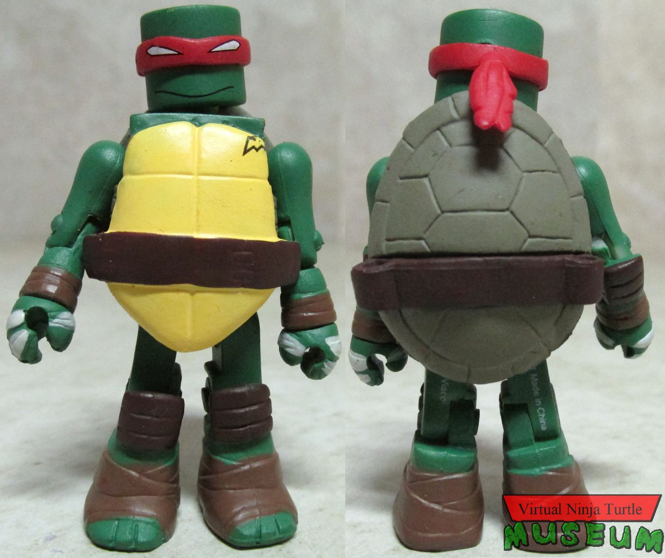 Sewer Raphael front and back