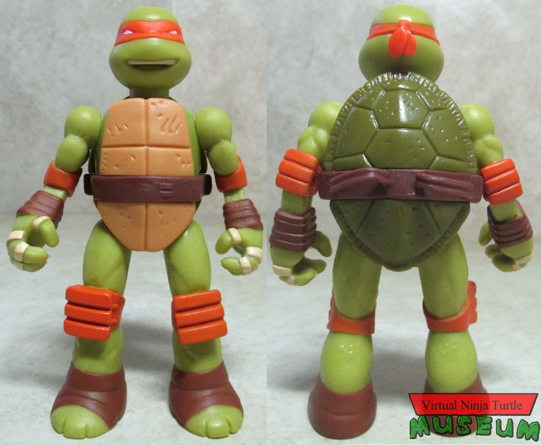 Mix & Match 3 Pack Michelangelo front and back