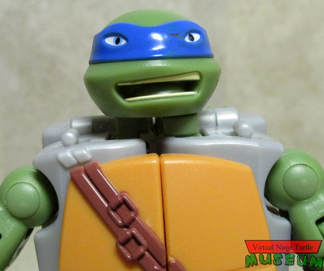 Ninja Turtle into Weapon Leonardo close up