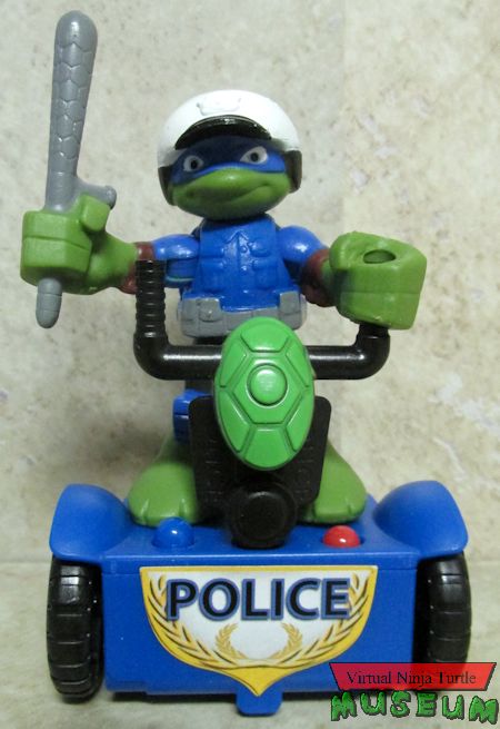 Policeman Leo on Scooter