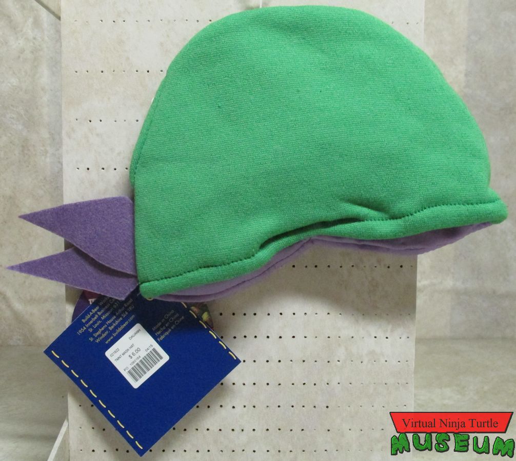 Donatello Mask Hat back