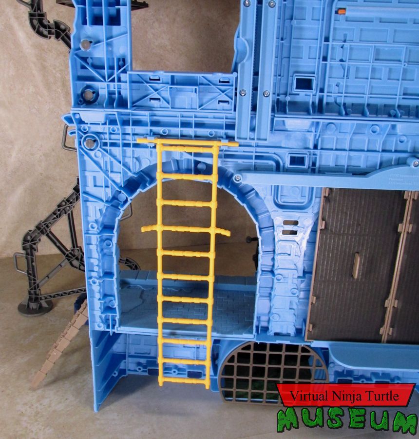 Secret Sewer Lair ladder lowered