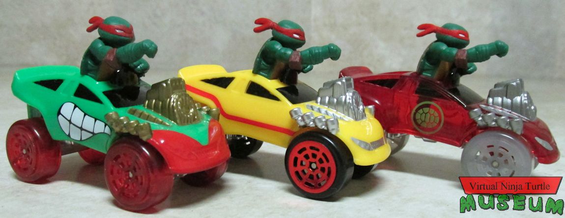 Raph in Monster Truck, all versions