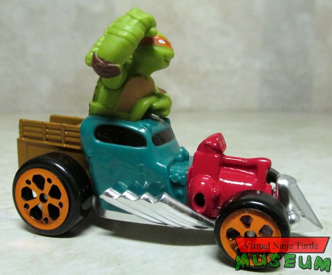Mikey in Hot Rod side view