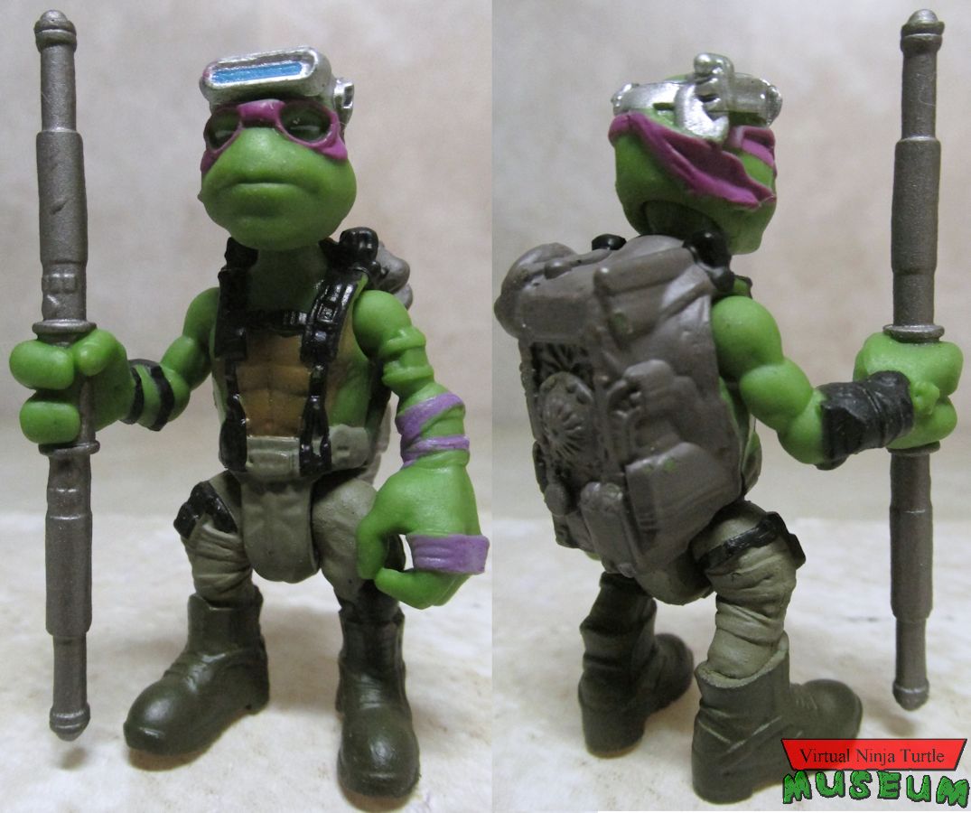 Out of the Shadows Donatello front and back