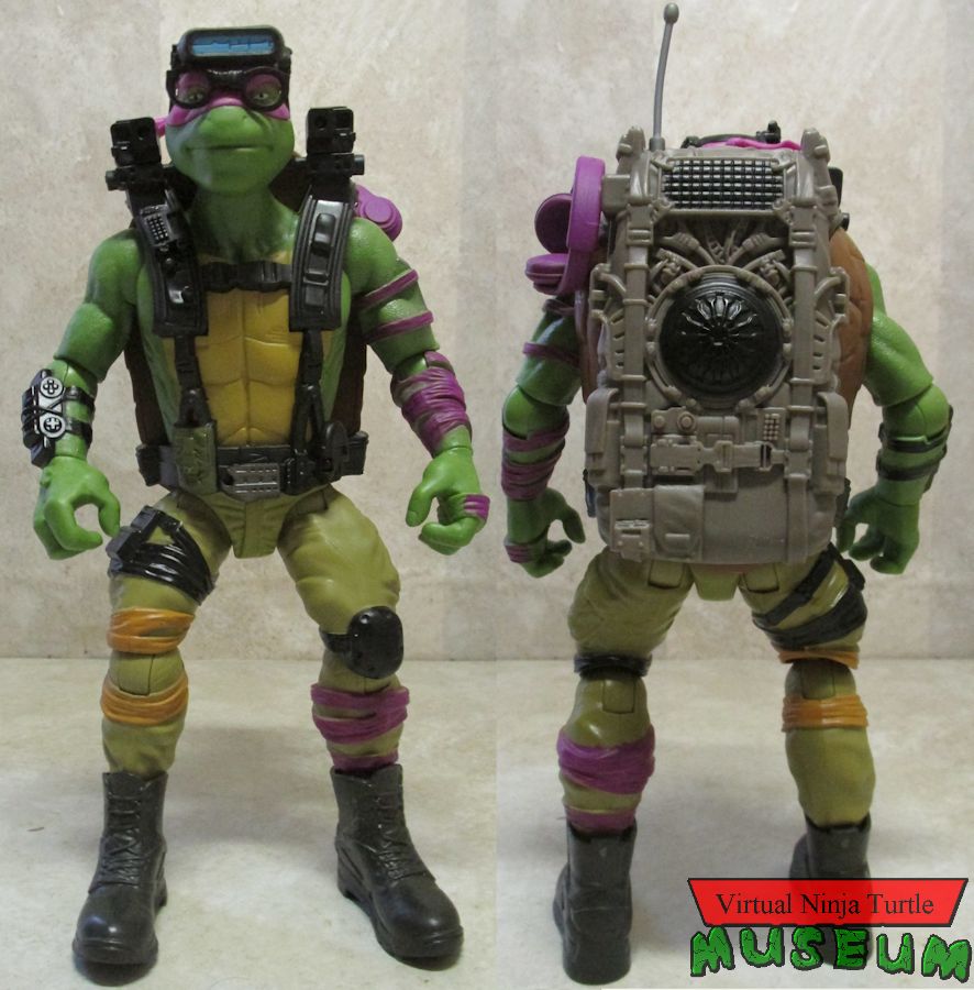 Giant Donatello front and back