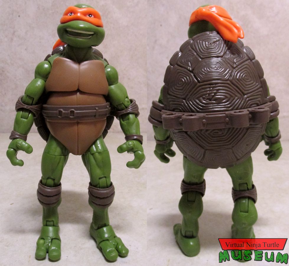 Secret of the Ooze Michelangelo front and back