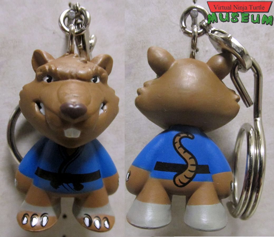 Splinter keychain front and back