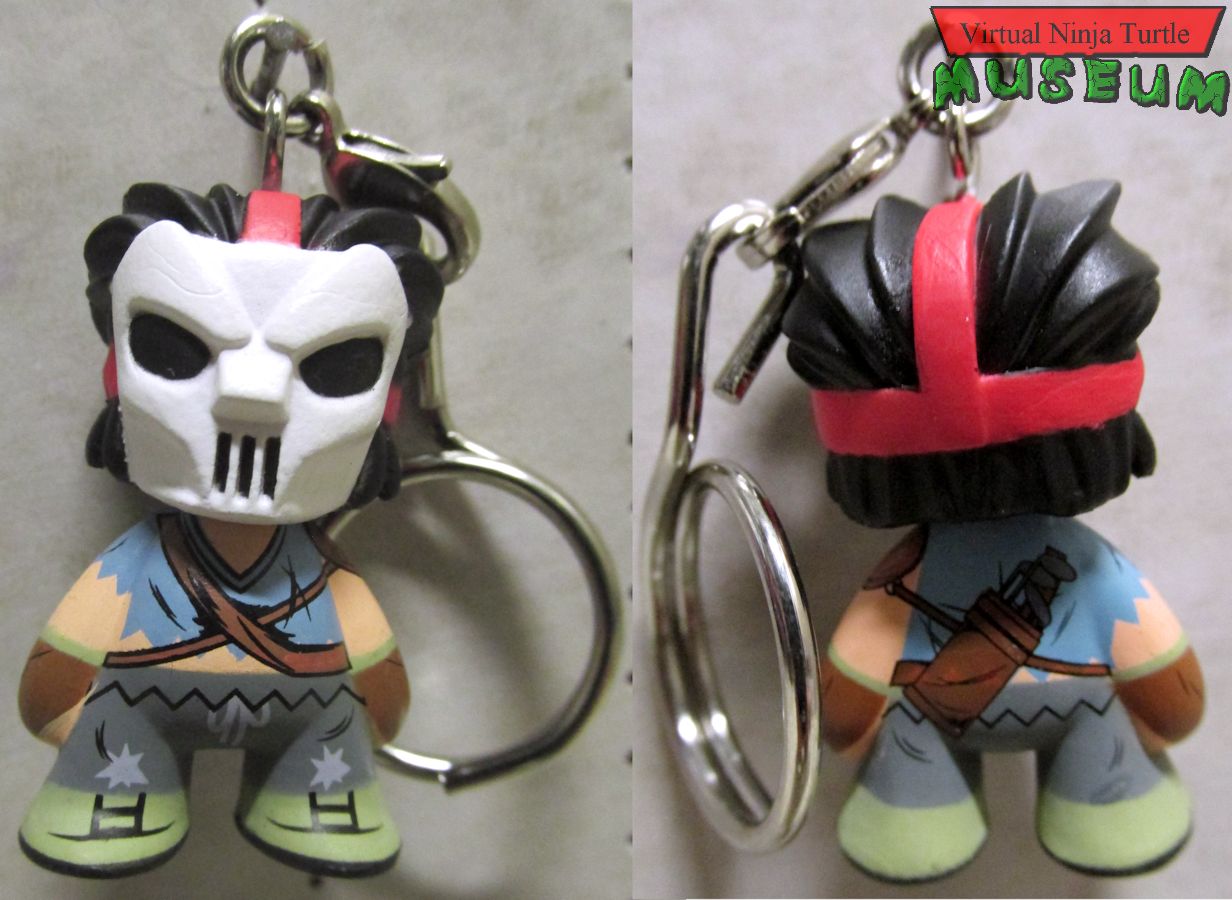 Casey Jones keychain front and back