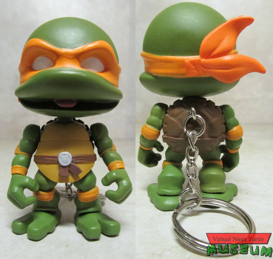 keychain Michelangelo front and back