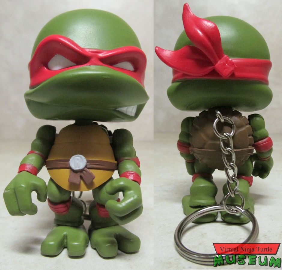 keychain Raphael front and back