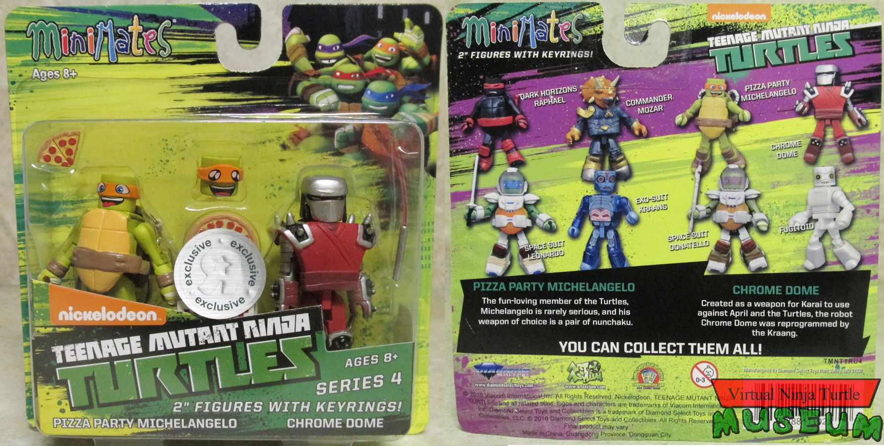 Mikey/chrome dome 2 pack MOC
