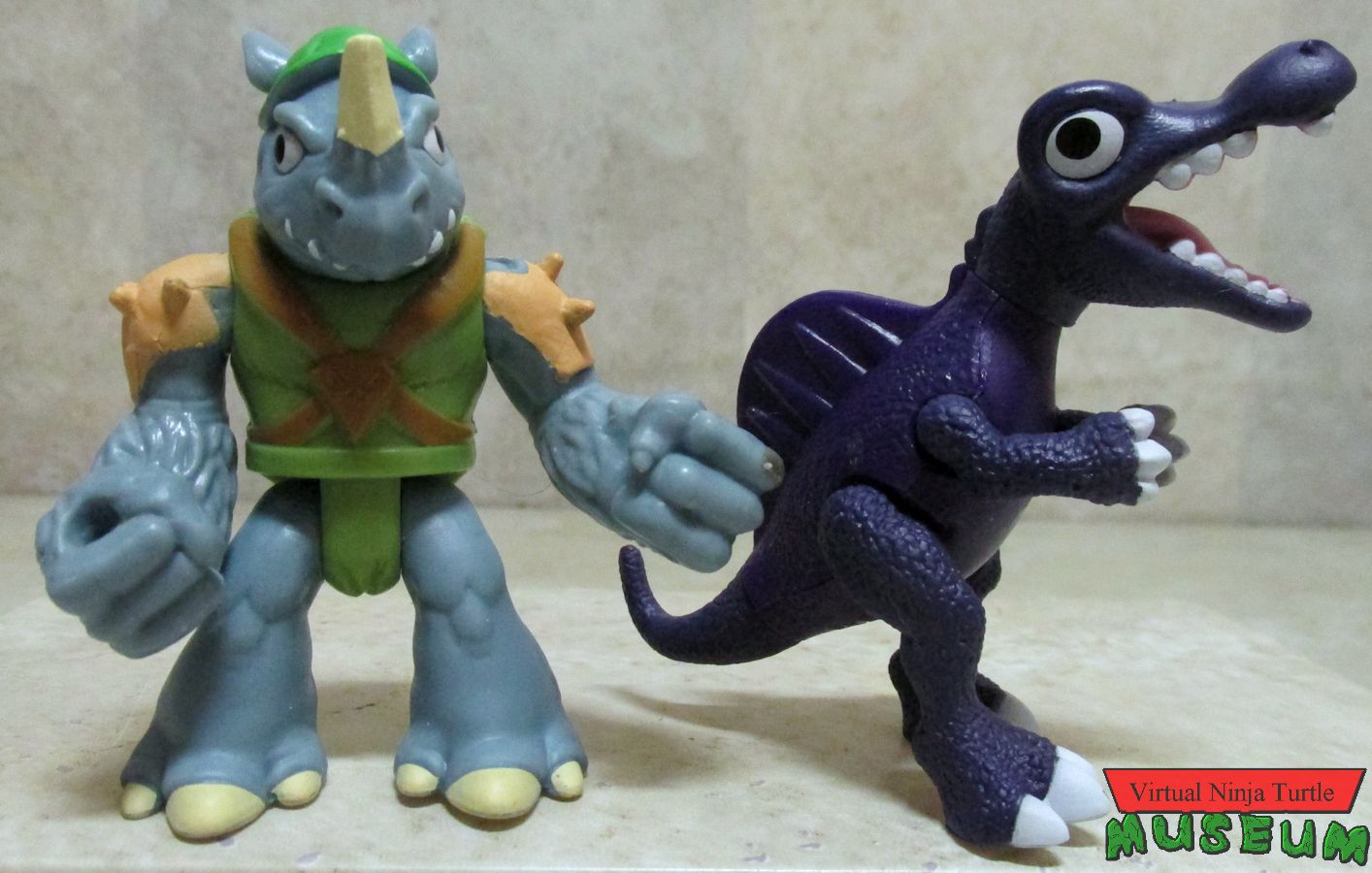 Blast from the Past Rocksteady and Spinosaur