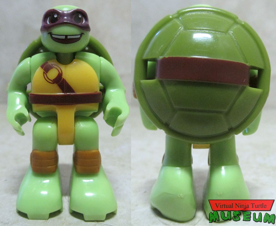 Donatello figure front and back