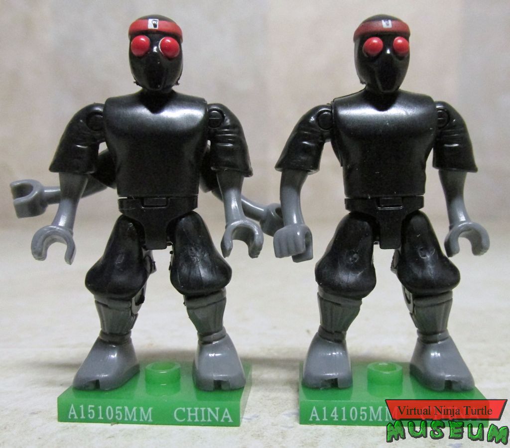 Robotic Foot Soldier and Foot Soldier side by side